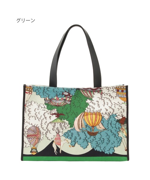 SWASH LONDON（スウォッシュロンドン）の「トートバッグ コットンプリント "Recollections"（トートバッグ・レディース・レモンイエロー/グリーン/レッド/ブラック・FREE）」の8枚目の写真