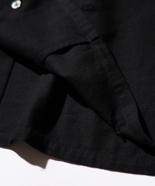 C.E.L.STORE（セルストア）の「DAN RIVER / ダンリバー DAMAGED BOX SHIRTS ダメージ加工 ボックスシルエット シャツ チェック ブラック（シャツ/ブラウス・メンズ・ベージュ/ブラック/グレー・LARGE/MEDIUM）」の16枚目の写真