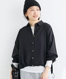 le.coeur blanc | 裾ドロストレギュラーカラーシャツ(シャツ/ブラウス)