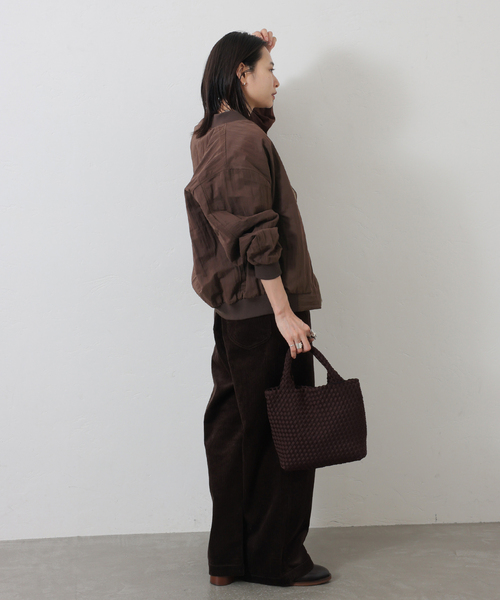 JOURNAL STANDARD（ジャーナルスタンダード）の「《追加2》【洗える】Light MA-1（MA-1・レディース・チョコ/ブラック系その他・FREE）」の12枚目の写真