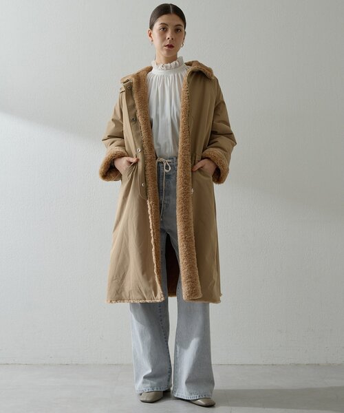 リバーシブルボアコート（その他アウター）｜Whim Gazette（ウィム