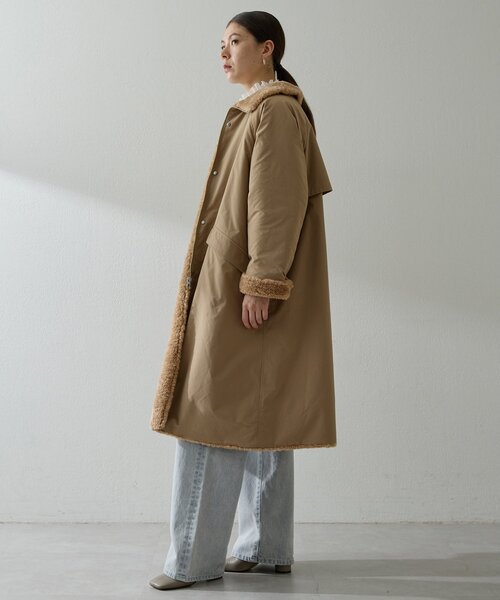 リバーシブルボアコート（その他アウター）｜Whim Gazette（ウィム
