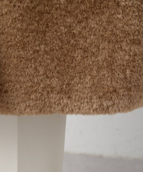 Whim Gazette(ウィムガゼット)の「リバーシブルボアコート(その他アウター・レディース・キャメル/ベージュ・FREE)」の13枚目の写真