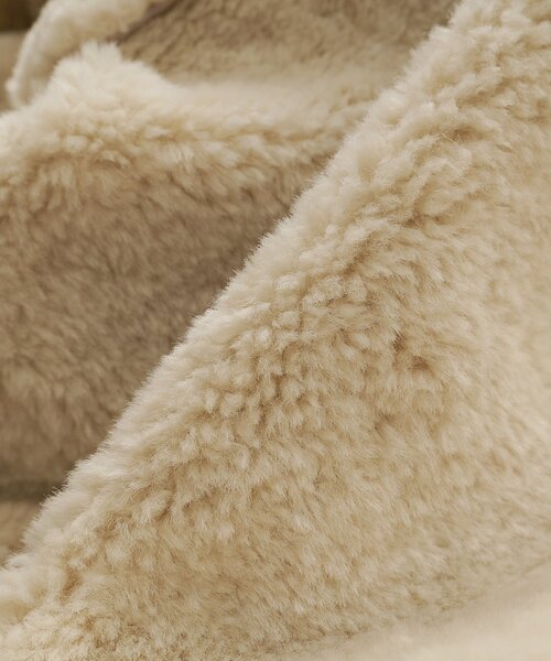 Whim Gazette(ウィムガゼット)の「リバーシブルボアコート(その他アウター・レディース・キャメル/ベージュ・FREE)」の18枚目の写真