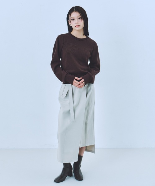 UNITED TOKYO トップス アシメドレープトップス(FREE IVORY): : ウィメンズ｜UNITED TOKYO