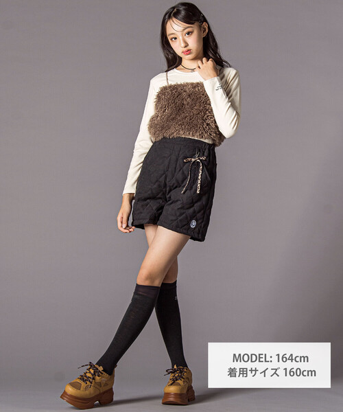 ZIDDY（ジディ）の「ネックレス付きトップス＆ビスチェセット(130~160cm)（アンサンブル・キッズ・オフホワイト/ブラウン・FREE/130cm/140cm/150cm）」の22枚目の写真