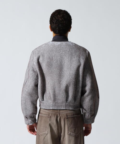 MASU(エムエーエスユー)の「MASU/エムエーエスユー/ANGEL BOMBER JACKET/M25F9BL003(スタジャン・メンズ・グレー・46)」の10枚目の写真