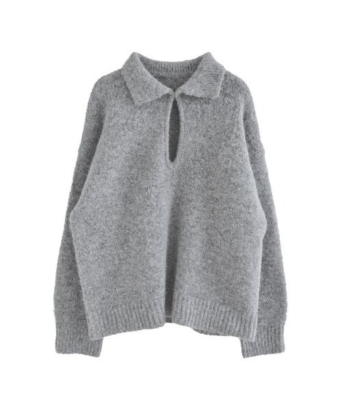 セール】[新色追加][2025AW COLLECTION]起毛ブークレニットホック付き