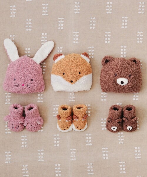 Afternoon Tea（アフタヌーンティー）の「うさぎニット帽子（その他ベビー用品・キッズ・ピンク・ONE SIZE）」の6枚目の写真