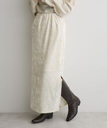 CRAFT STANDARD BOUTIQUE | クラッシュベロアサイドスリットスカート(スカート)