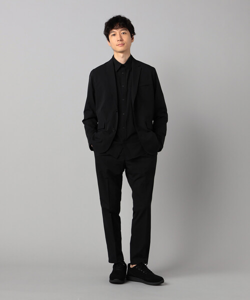 COMME CA MEN（コムサメン）の「【COMME CA MEN BLACK】【セットアップ対応】4WAYテック ジャケット（テーラードジャケット・メンズ・ブラック・M/L）」の3枚目の写真