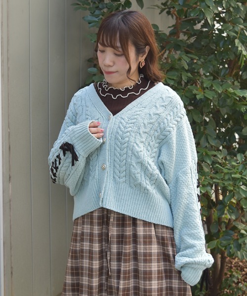 未使用に近い★フォクシー　アッパースタンダード　カーディガン　ロイヤルブルー フォクシー アッパースタンダード カーディガン 38 ミッドナイトブルー