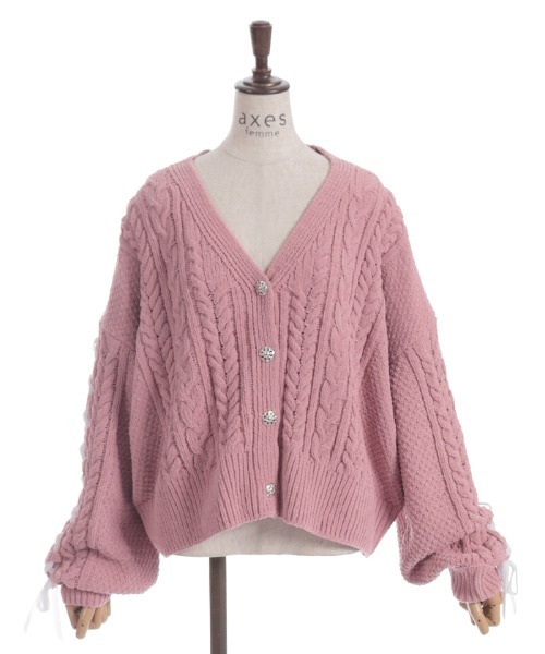 axes femme（アクシーズファム）の「レースアップモールヤーン