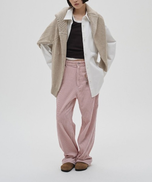 TODAYFUL（トゥデイフル）の「TODAYFUL　Chunky Corduroy Pants チャンキーコーデュロイパンツ/12610703（その他パンツ・レディース・ベビーピンク・36）」の4枚目の写真