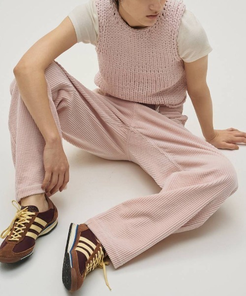 TODAYFUL（トゥデイフル）の「TODAYFUL　Chunky Corduroy Pants チャンキーコーデュロイパンツ/12610703（その他パンツ・レディース・ベビーピンク・36）」の7枚目の写真