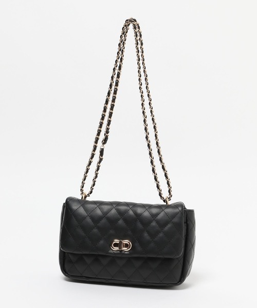 Andemiu（アンデミュウ）の「キルティングショルダー605845（ショルダーバッグ・レディース・ブラック/レッド/アイボリー・FREE）」の5枚目の写真