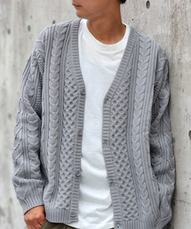 VENCEEXCHANGE | ケーブルカーデｘロンＴセット(カーディガン/ボレロ)