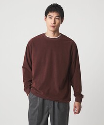 green label relaxing（グリーンレーベルリラクシング）の「Z パイル クルーネック カットソー（Tシャツ/カットソー・メンズ）」