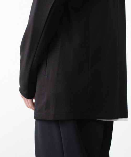 ATTACHMENT（アタッチメント）の「コットン ダブルフェイス カラーレスカーディガン / COTTON DOUBLE FACE COLLARLESS CARDIGAN（カーディガン/ボレロ・メンズ・ブラウン/ダークベージュ/ダークグレー/ブラック・3/2/1）」の10枚目の写真