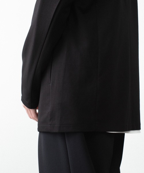 ATTACHMENT（アタッチメント）の「コットン ダブルフェイス カラーレスカーディガン / COTTON DOUBLE FACE COLLARLESS CARDIGAN（カーディガン/ボレロ・メンズ・ブラウン/ダークベージュ/ダークグレー/ブラック・3/2/1）」の12枚目の写真