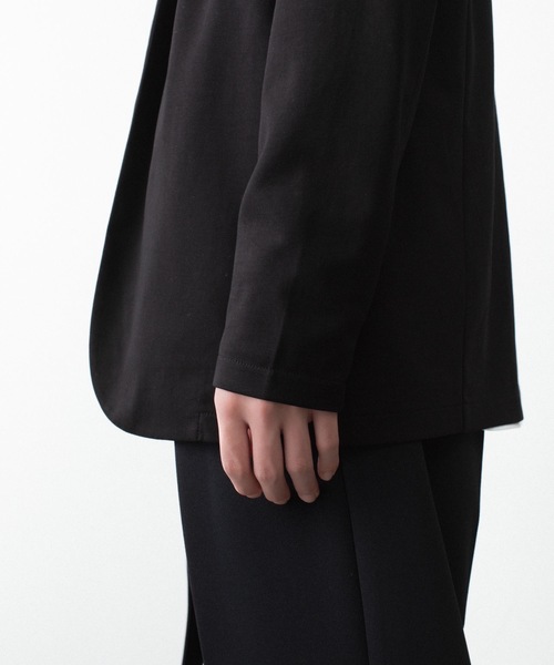 ATTACHMENT（アタッチメント）の「コットン ダブルフェイス カラーレスカーディガン / COTTON DOUBLE FACE COLLARLESS CARDIGAN（カーディガン/ボレロ・メンズ・ブラウン/ダークベージュ/ダークグレー/ブラック・3/2/1）」の13枚目の写真