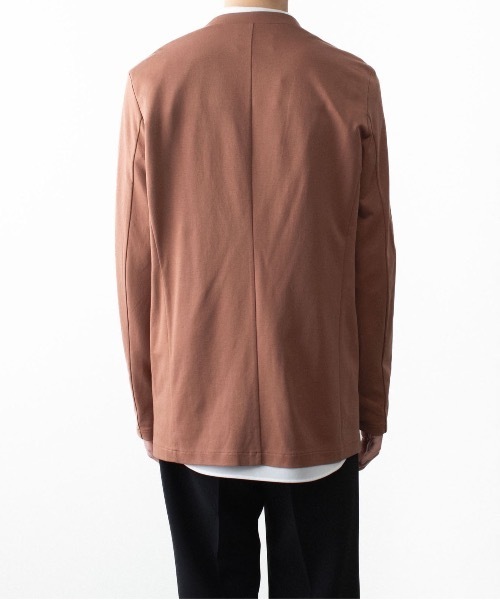 ATTACHMENT（アタッチメント）の「コットン ダブルフェイス カラーレスカーディガン / COTTON DOUBLE FACE COLLARLESS CARDIGAN（カーディガン/ボレロ・メンズ・ブラウン/ダークベージュ/ダークグレー/ブラック・3/2/1）」の19枚目の写真