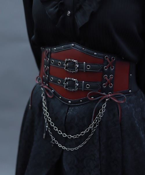 レースアップコルセットベルト（ベルト）｜NIBBLE POISON（ニブル