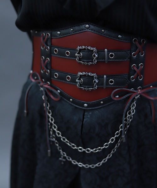レースアップコルセットベルト（ベルト）｜NIBBLE POISON（ニブル