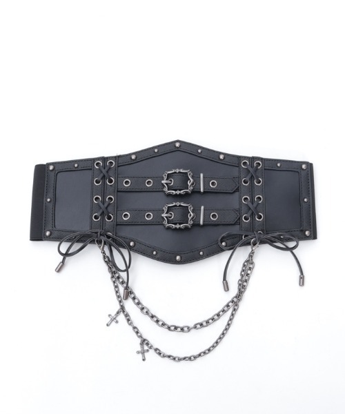 レースアップコルセットベルト（ベルト）｜NIBBLE POISON（ニブル