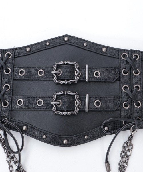 レースアップコルセットベルト（ベルト）｜NIBBLE POISON（ニブル