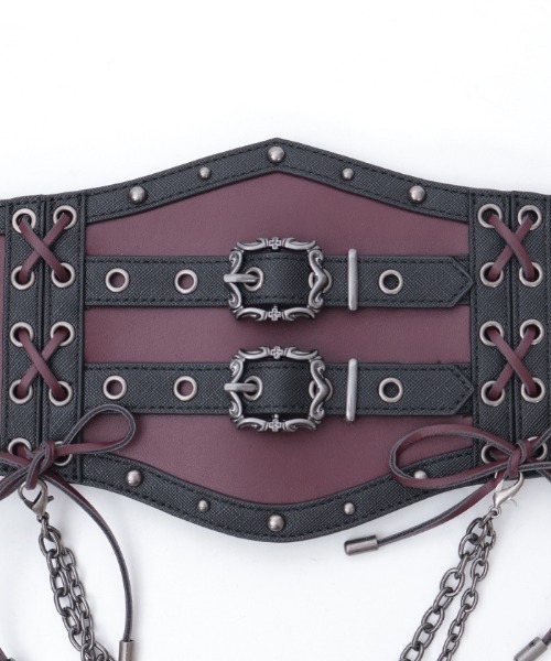 レースアップコルセットベルト（ベルト）｜NIBBLE POISON（ニブル