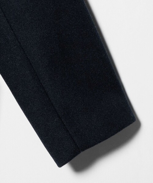 A DAY IN THE LIFE UNITED ARROWS（アデイインザライフユナイテッドアローズ）の「ニットメルトン チェスターコート ＜A DAY IN THE LIFE＞（チェスターコート・レディース・ネイビー/その他2/その他1/ナチュラル・M/S）」の13枚目の写真