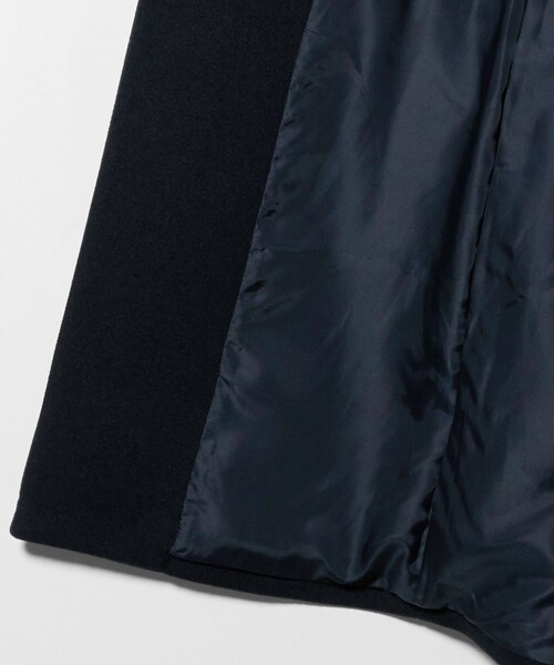 A DAY IN THE LIFE UNITED ARROWS（アデイインザライフユナイテッドアローズ）の「ニットメルトン チェスターコート ＜A DAY IN THE LIFE＞（チェスターコート・レディース・ネイビー/その他2/その他1/ナチュラル・M/S）」の15枚目の写真