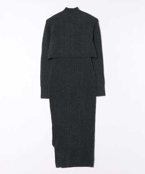 ALLSAINTS(オールセインツ)の「SABINE 2-IN-1 MAXI DRESS | SABINE 2-IN-1 マキシ ドレス・ワンピース(ワンピース・レディース・チャコールグレー・XS/S/M/L)」の9枚目の写真