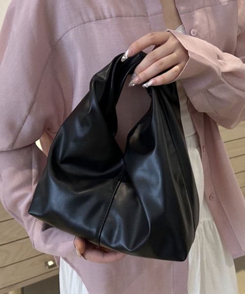 SallyLunn(サリーラン)の「ワンハンドルコンパクトバッグ(ハンドバッグ・レディース・ブラウン/ホワイト/ブラック・FREE)」の8枚目の写真