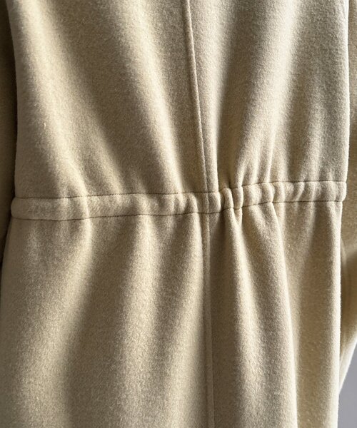 DouDou（ドゥドゥ）の「ビーバーロングコート（その他アウター・レディース・ベージュ/ネイビー/イエロー・FREE）」の14枚目の写真