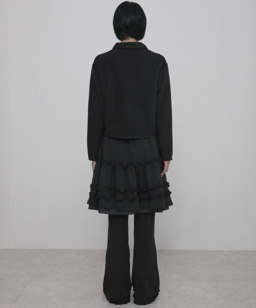 FLAREUP(フレアアップ)の「3-Layered Ruffle Skirt Pants (FL-260_Black)(その他パンツ・レディース・ブラック・OS)」の5枚目の写真