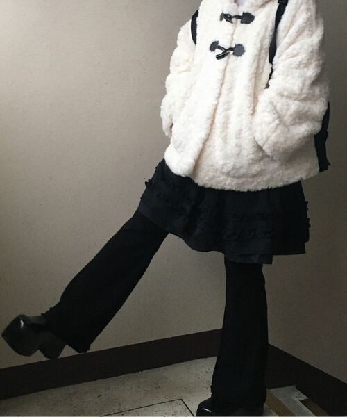 FLAREUP(フレアアップ)の「3-Layered Ruffle Skirt Pants (FL-260_Black)(その他パンツ・レディース・ブラック・OS)」の21枚目の写真
