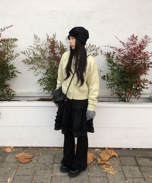 FLAREUP(フレアアップ)の「3-Layered Ruffle Skirt Pants (FL-260_Black)(その他パンツ・レディース・ブラック・OS)」の16枚目の写真