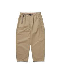 HISHANDER（ヒズハンダー）の「BELTED WIDE CHINO PANTS [Beige]（その他パンツ）」