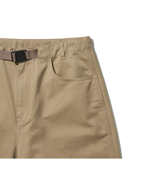 HISHANDER（ヒズハンダー）の「BELTED WIDE CHINO PANTS [Beige]（その他パンツ・レディース・その他・2/3/1）」の4枚目の写真