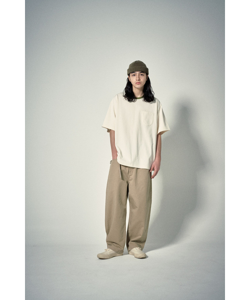 HISHANDER（ヒズハンダー）の「BELTED WIDE CHINO PANTS [Beige]（その他パンツ・レディース・その他・2/3/1）」の12枚目の写真