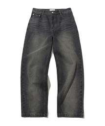 FILLUMINATE（フィルミネイト）の「Brushed Straight Denim Pants - Black（デニムパンツ）」