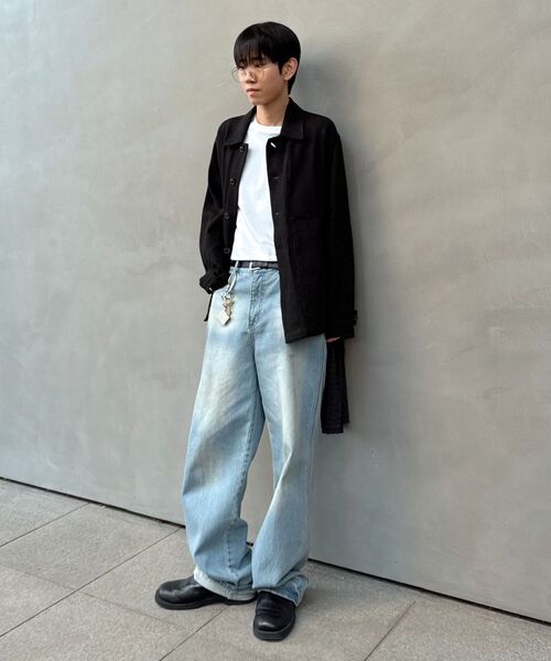 INSILENCE(インサイロンス)の「リネンフレンチワークジャケットBLACK(デニムジャケット・レディース・その他・SMALL/MEDIUM/LARGE)」の8枚目の写真