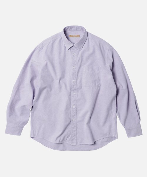 FRIZMWORKS(フリズムワークス)の「OG OXFORD OVERSIZED SHIRT _ PURPLE(シャツ/ブラウス・メンズ・その他・SMALL/MEDIUM/LARGE/X-LARGE)」の1枚目の写真