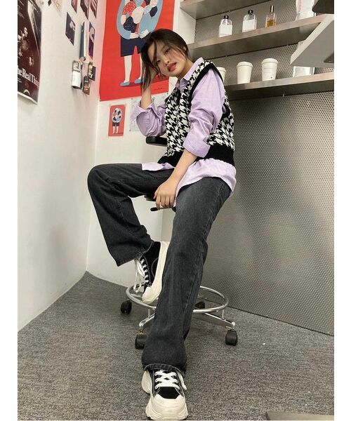FRIZMWORKS(フリズムワークス)の「OG OXFORD OVERSIZED SHIRT _ PURPLE(シャツ/ブラウス・メンズ・その他・SMALL/MEDIUM/LARGE/X-LARGE)」の3枚目の写真