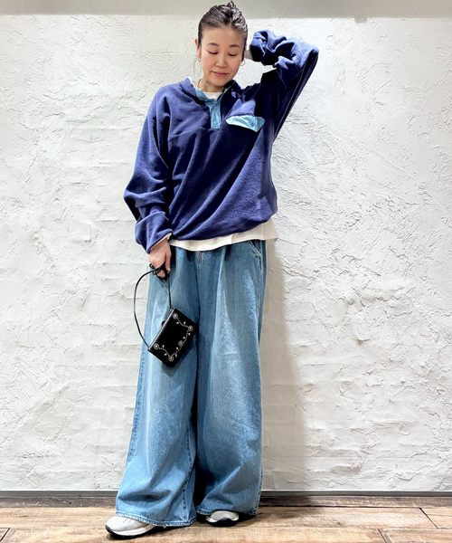 JOURNAL STANDARD LUXE(ジャーナルスタンダード ラックス)の「12OZデニム ライズパンツ(デニムパンツ・レディース・ブルー・SMALL/MEDIUM)」の19枚目の写真