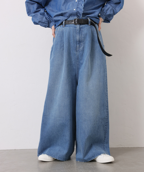 JOURNAL STANDARD LUXE(ジャーナルスタンダード ラックス)の「12OZデニム ライズパンツ(デニムパンツ・レディース・ブルー・SMALL/MEDIUM)」の20枚目の写真