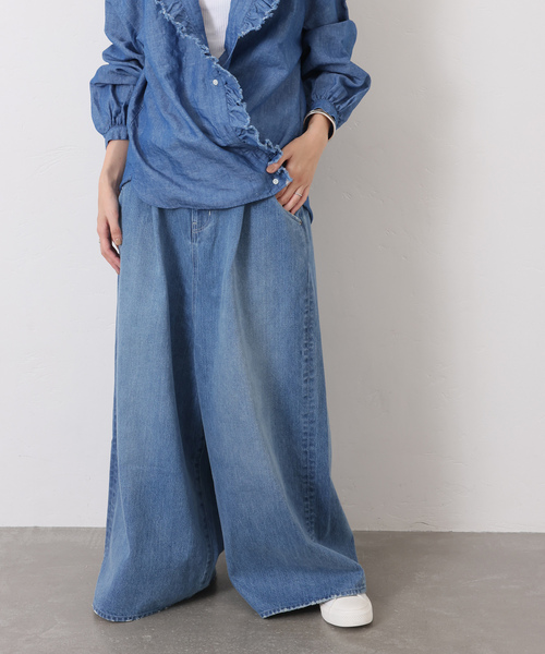 JOURNAL STANDARD LUXE(ジャーナルスタンダード ラックス)の「12OZデニム ライズパンツ(デニムパンツ・レディース・ブルー・SMALL/MEDIUM)」の21枚目の写真