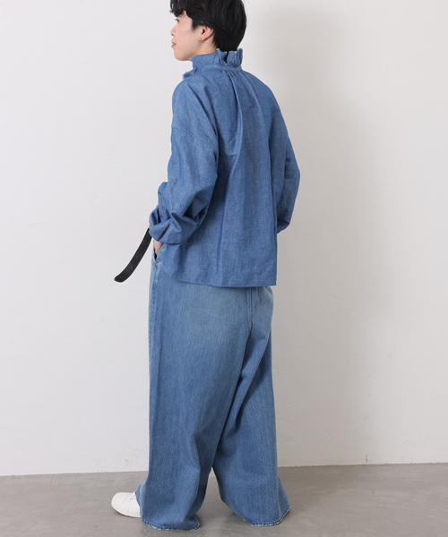 JOURNAL STANDARD LUXE(ジャーナルスタンダード ラックス)の「12OZデニム ライズパンツ(デニムパンツ・レディース・ブルー・SMALL/MEDIUM)」の22枚目の写真